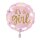 PartyDeco Folienballon Happy Birthday 46 cm – Schwarz/Gold