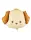 PartyDeco Folienballon Hund 63 × 48,5 cm – Beige/Braun