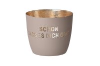 GIFT COMPANY Madras Windlicht M &bdquo;Sch&ouml;n dass es...