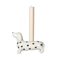 GIFT COMPANY Mignon Kerzenhalter Dackel mit Herzen 17 cm...