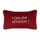 PAD PETITE Dekokissen &bdquo;gl&uuml;h&ldquo; 18 &times; 32 cm &ndash; Dark Red