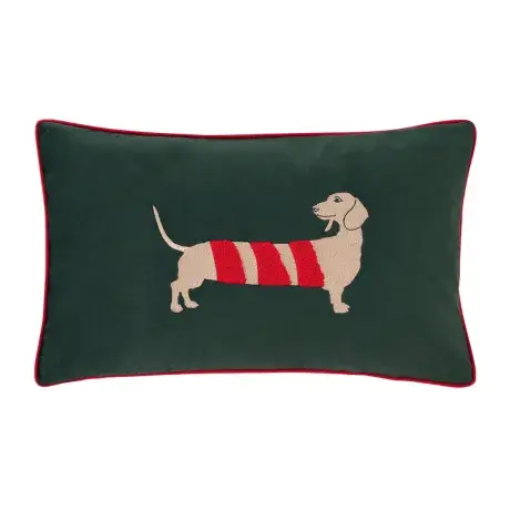 PAD CANDYCANE Kissenh&uuml;lle 30 &times; 50 cm &ndash; Dark Green