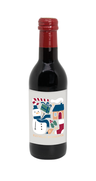 Grafik Werkstatt Glühwein „Kuschelige Weihnachten“ Rot 0,25 l