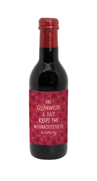 Grafik Werkstatt Glühwein „One Glühwein“ Rot 0,25 l