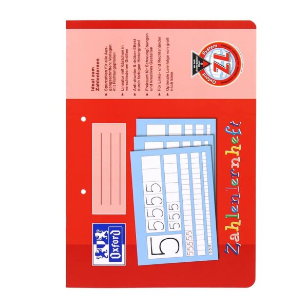 Schreiblernheft A4 16 Blatt lin. ZL Oxford